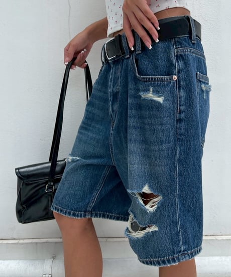 denim half pt「rip n wash」#66596