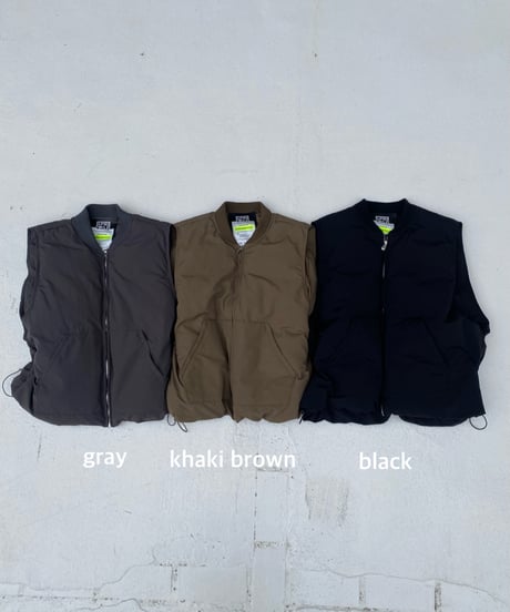 冬物非公開padded vest「puff」#6712510