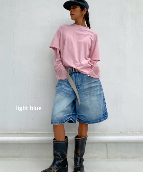 denim half pt「wrinkles」#68823163