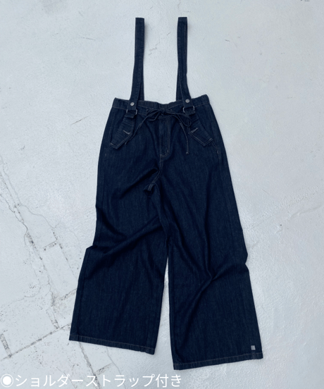 2way denim salopette 「thick」#87711
