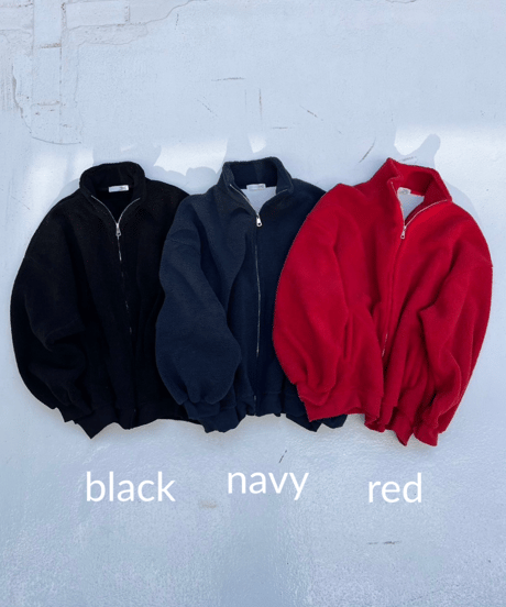 stand neck blouson「boa」#22616