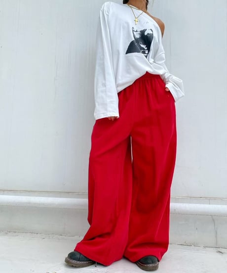 wide leg pt「corduroy」#6878