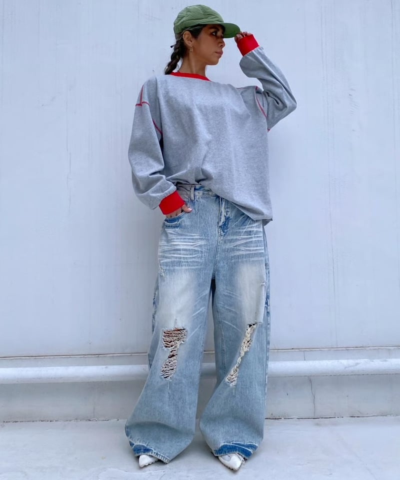 baggy denim「full damage」#56225601 | tablethotel