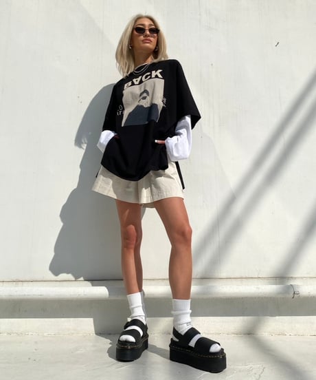 big print t「BACK」#8163