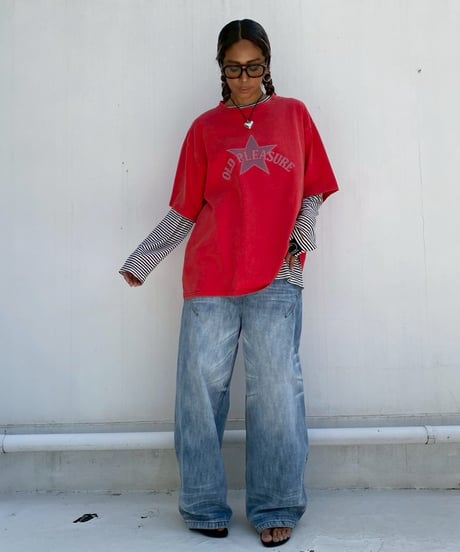 loose curve denim「wash」#2608964
