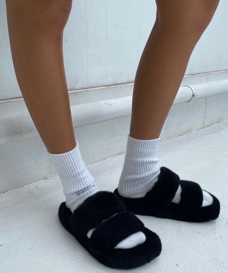 w belts sandal「comfort fur」#119-1