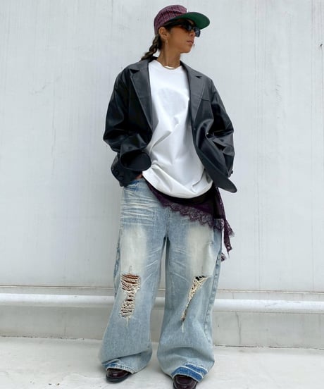 flat top cap「check G」#2509-9