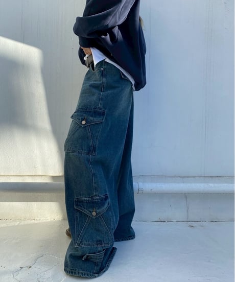 cargo denim「envelope」#91037（ベルト付き）