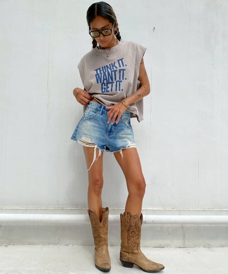 denim shorts「cutoff」#26057964