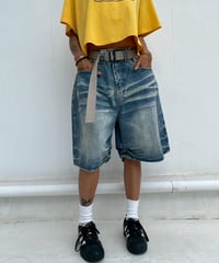 denim half pt「wrinkles」#68823163