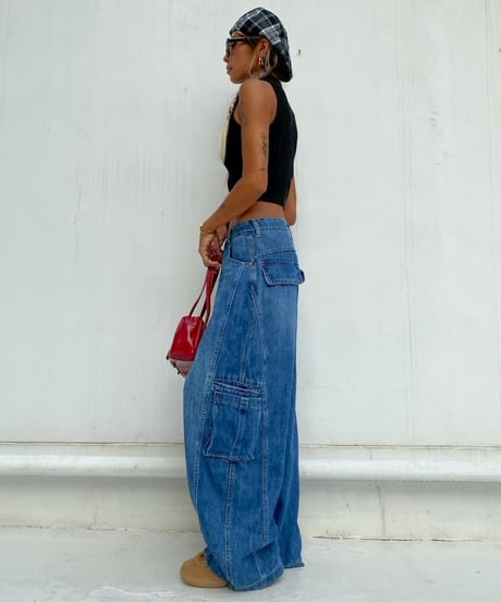 cargo denim「pocket barrel」#926158