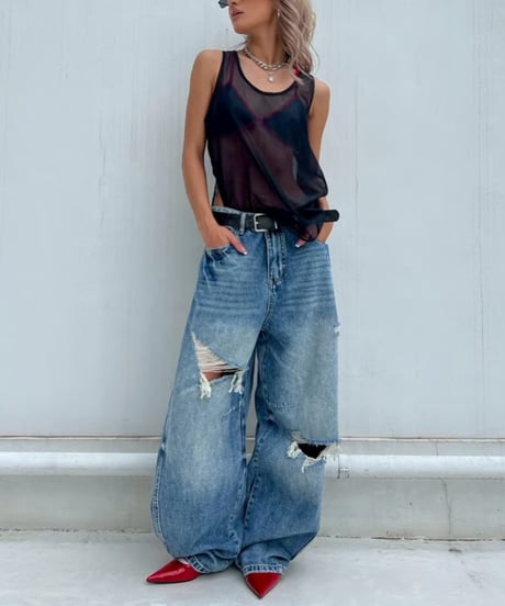 damage denim pt「ripped barrel」#9212
