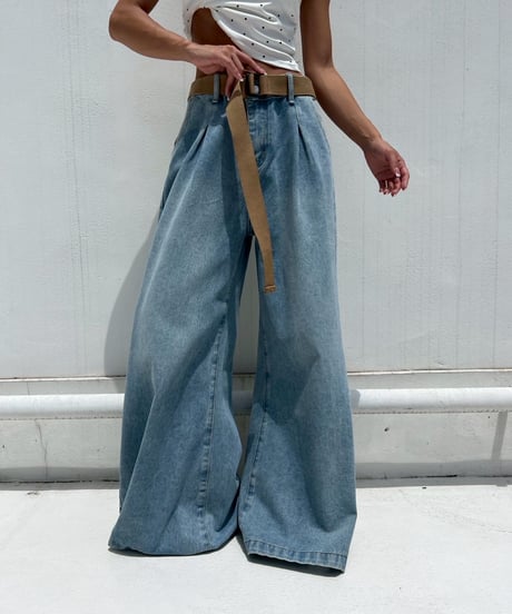 wide denim「super flare」#242508