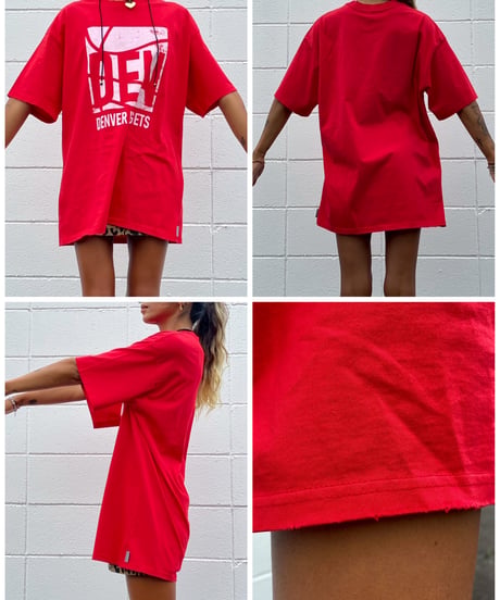 wide tee「DEN」#8386