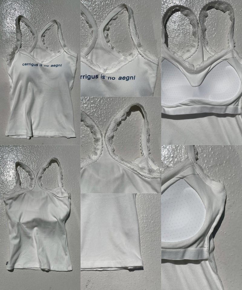 lace camisole「no aegnl」#2503 | tablethotel-sūdo