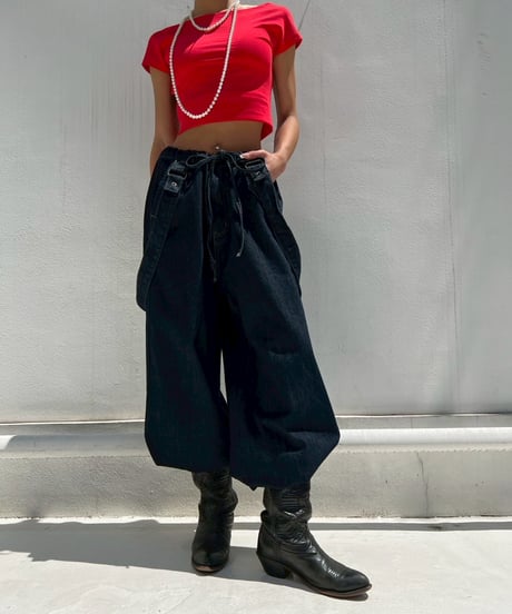 2way denim salopette 「thick」#87711