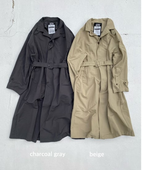 Stand collar long coat「SPRINKLE」#013
