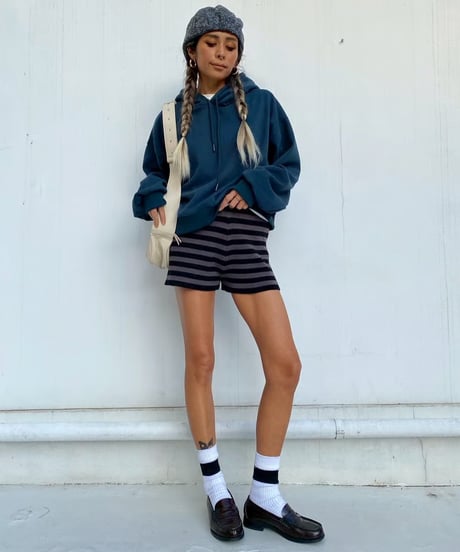 cropped hoodie「basic mood」#3935512（裏起毛）
