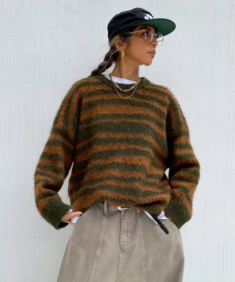pattern knit「color zebra」#7925510