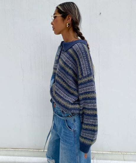 pattern knit「collar」#5066159