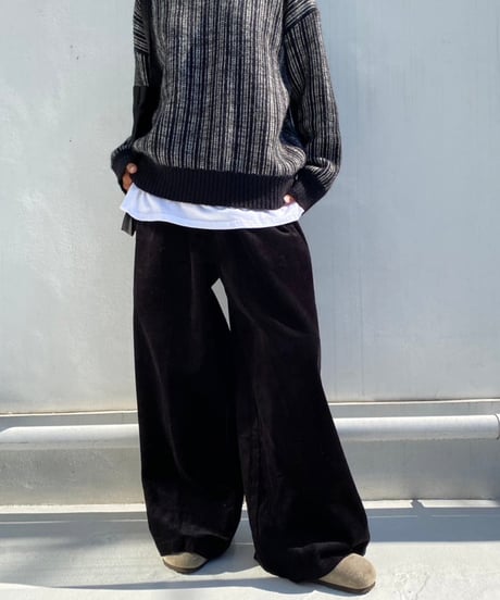 wide leg pt「corduroy」#6878