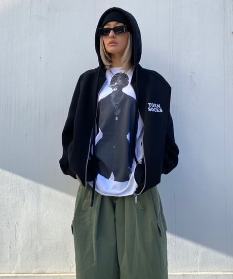 zip-up hoodie sw「TORM」#57322