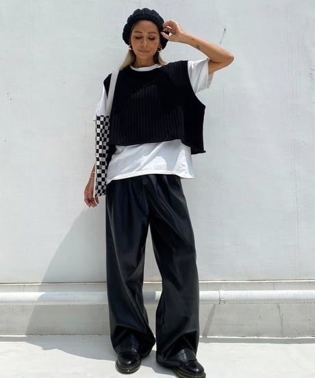 eco leather pt「tuck」#10003
