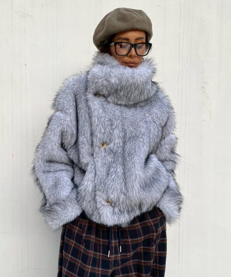 2way coat「fur leather」（リバーシブル）#251063511 | tabl