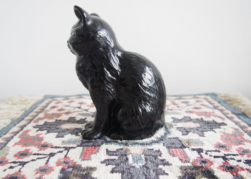 シルバック|SYLVAC 黒猫の置物 【IN-CA-001】 | 341 Antiques シルバック|SYLVAC 黒猫の置物 【IN-CA-001】 | 341 Antiques