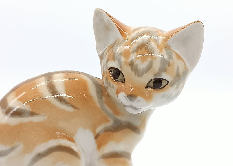 ロモノーソフ|猫の置物【IN-CA-004】 | 341 Antiques ロモノーソフ|猫の置物【IN-CA-004】 | 341 Antiques