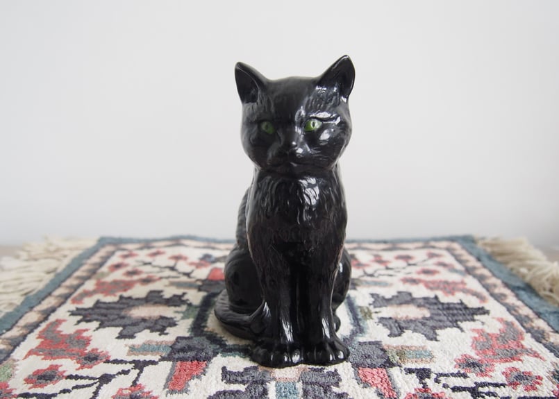 シルバック|SYLVAC 黒猫の置物 【IN-CA-001】 | 341 Antiques シルバック|SYLVAC 黒猫の置物 【IN-CA-001】 | 341 Antiques