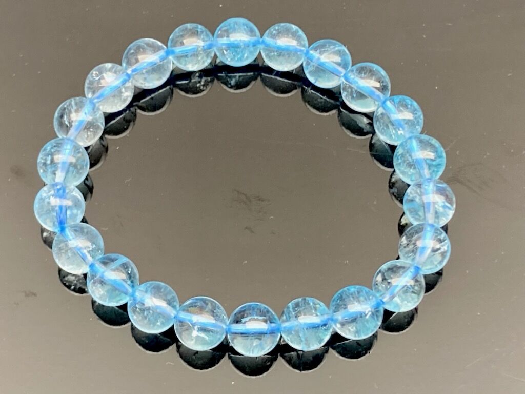 A&G スカルブレスレット　ブルートパーズカスタム8万 A&G スカルブレスレットブルートパーズカスタム8万