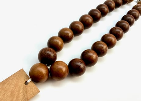 ☆木札別売り☆大玉数珠ネックレス【金剛】ネックレスのみ☆木札持ち込み可