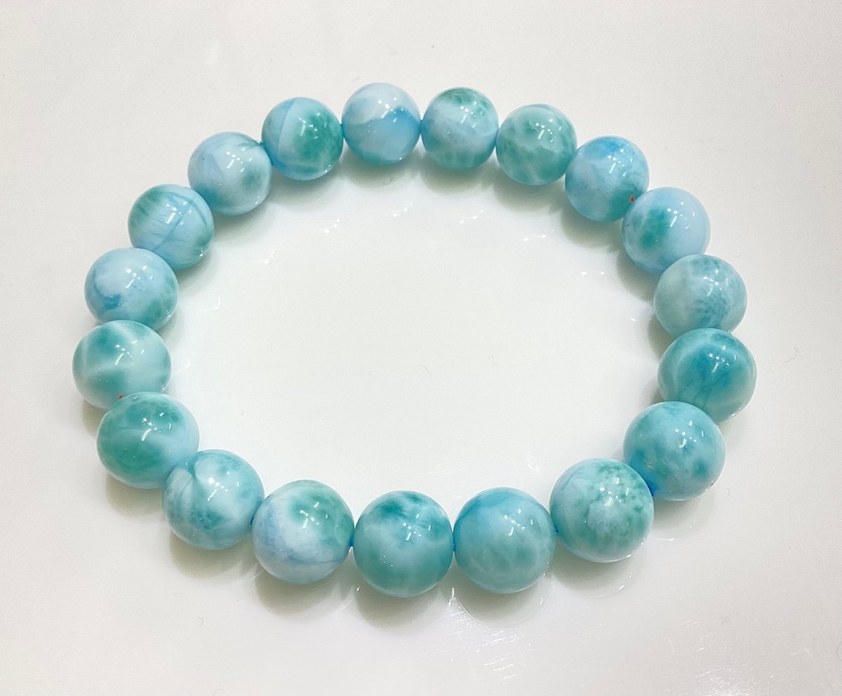 高品質】ラリマーAAAA 10.5㎜玉ブレスレット | 数珠屋粋鳳