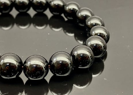 【厄除け】モリオン～黒水晶～10㎜玉ブレスレット　サイズ指定可