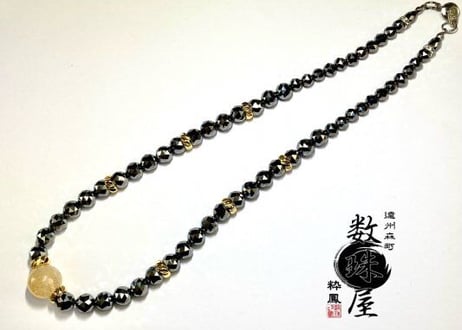 金運・財運の循環をイメージ☆テラヘルツ・シトリンネックレス☆