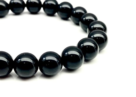 【厄除け】モリオン～黒水晶～10㎜玉ブレスレット　サイズ指定可