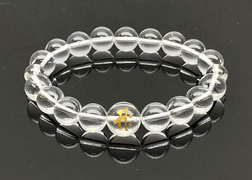 招運】護り本尊梵字入り水晶腕輪念珠【午年 勢至菩薩】 | 数珠屋粋鳳