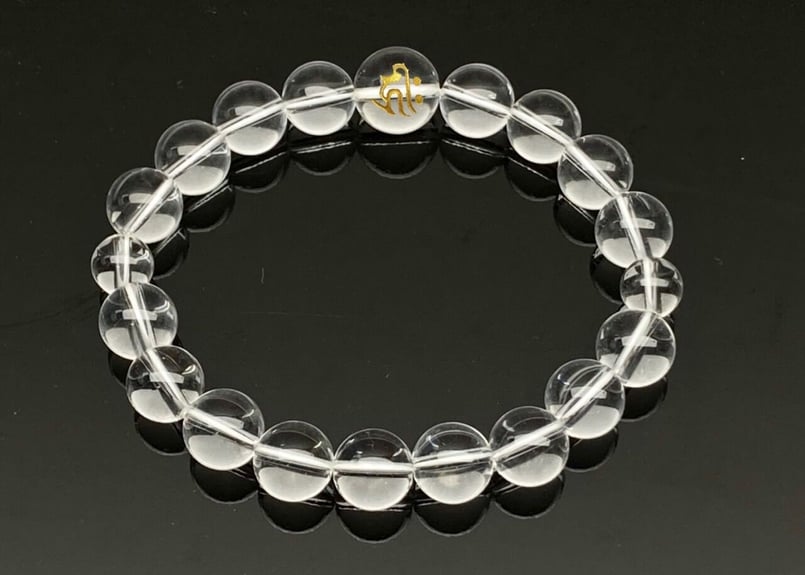 招運】護り本尊梵字入り水晶腕輪念珠【子年 千手観音菩薩】 | 数珠屋粋鳳