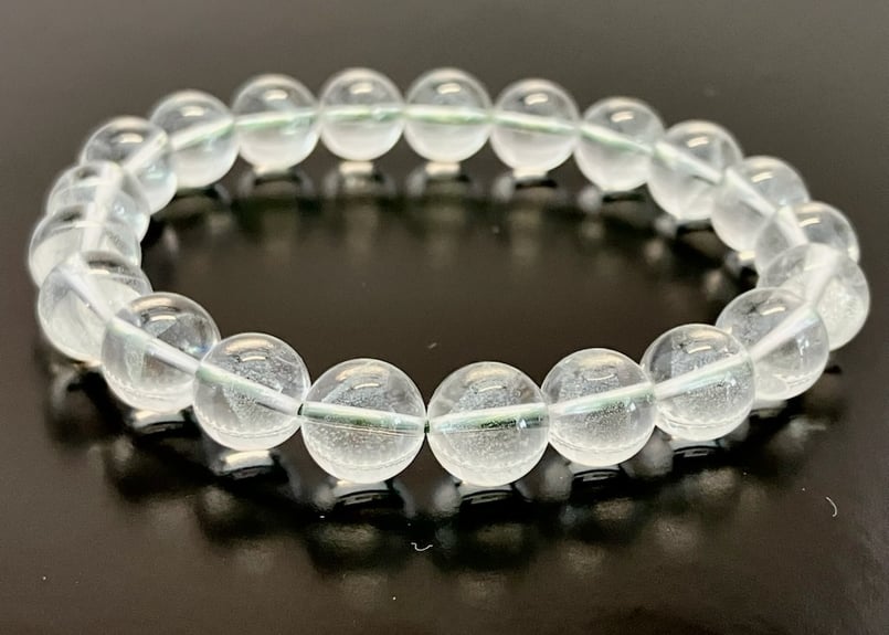 運気アップ】マダガスカル産グリーンファントムクォーツ 9~9.5㎜ 約