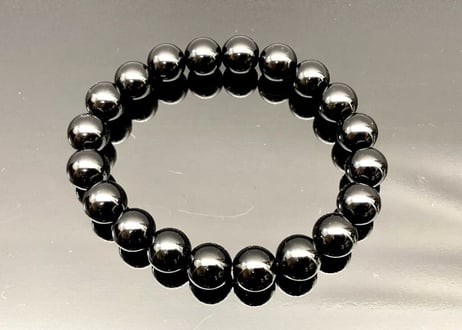 【厄除け】モリオン～黒水晶～10㎜玉ブレスレット　サイズ指定可