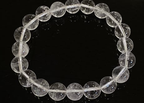 【訳アリ特価】ブラジル産天然水晶ＡＡ　12ｍｍ玉ブレスレット