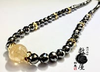 金運・財運の循環をイメージ☆テラヘルツ・シトリンネックレス☆