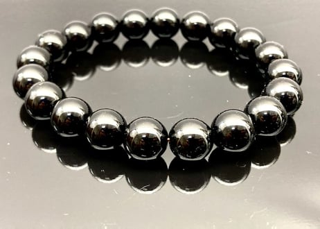 【厄除け】モリオン～黒水晶～10㎜玉ブレスレット　サイズ指定可