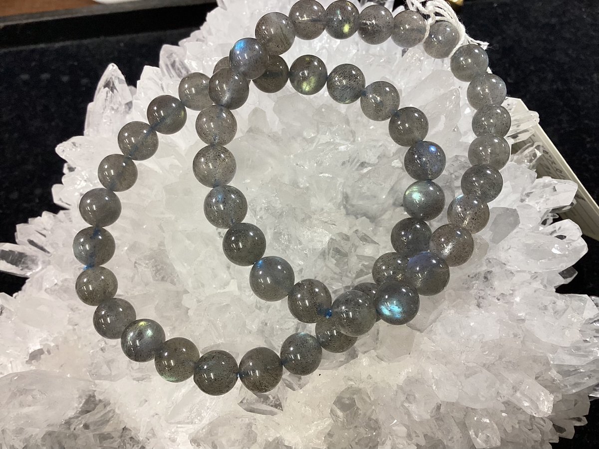 マダガスカル産ラブラドライト 8㎜珠 手首サイズ約17㎝ | 数珠屋粋鳳