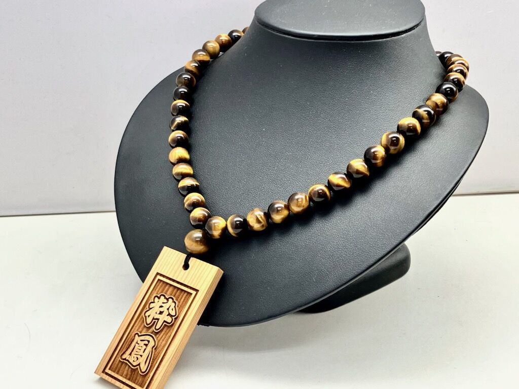 TAK-Z × WOODLUM コラボ　木製数珠ネックレス 64ecc8c5254e9466741be6d4df37c7