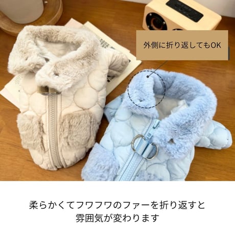 バックオープン ファーポケ アウター