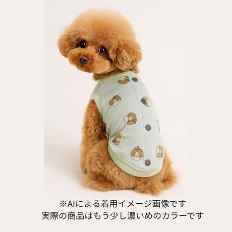 SHUBEANSオリジナル ドーナツプリント背中開きトップス