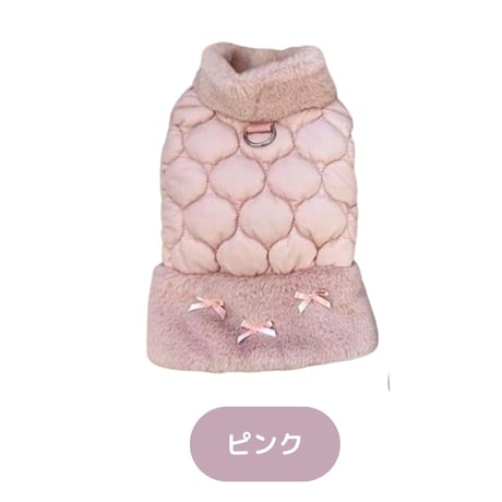 フェイクファー コートワンピース