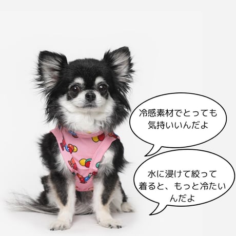 TUSTUSクーリングタンク いも虫柄